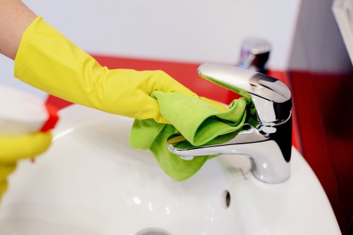 Kitchen and bathroom cleaning in a Bromley property