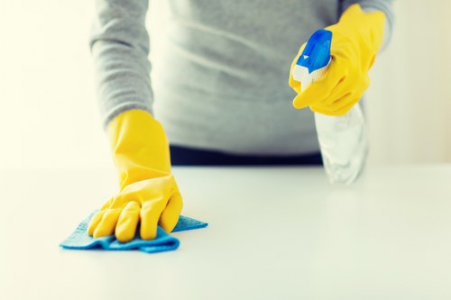 Local cleaner working in a Bromley flat