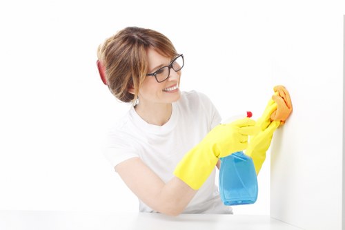 Reliable Bromley cleaning professional preparing a property interior