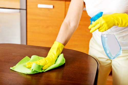 Local cleaner working in a Bromley flat with access considerations